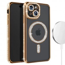 Θήκη Κινητού Avizar Diamond Around Strass για APPLE IPHONE 15 6.1 ΧΡΥΣΟ Θήκη Κινητού Avizar Diamond Around Strass για APPLE IPHONE 15 6.1 ΧΡΥΣΟ