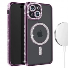 Θήκη Κινητού Avizar Diamond Around Strass για APPLE IPHONE 15 6.1 ΜΟΒ Θήκη Κινητού Avizar Diamond Around Strass για APPLE IPHONE 15 6.1 ΜΟΒ