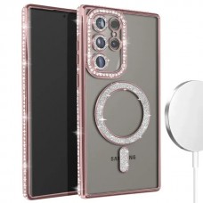 Θήκη Κινητού Avizar Diamond Around Strass για SAMSUNG GALAXY S24 ULTRA ΡΟΖ Θήκη Κινητού Avizar Diamond Around Strass για SAMSUNG GALAXY S24 ULTRA ΡΟΖ