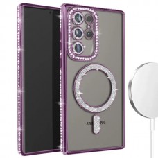 Θήκη Κινητού Avizar Diamond Around Strass για SAMSUNG GALAXY S25 ULTRA ΜΟΒ Θήκη Κινητού Avizar Diamond Around Strass για SAMSUNG GALAXY S25 ULTRA ΜΟΒ