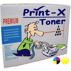 Print-X Toner Συμβατό με HP Q6002A (124A) YELLOW 2.000 Σελίδες Print-X Toner Συμβατό με HP Q6002A (124A) YELLOW 2.000 Σελίδες
