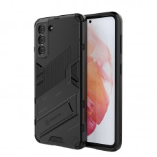 Θήκη Κινητού BBR Steel Αντικραδασμική ( Armor - Shockproof ) με ενσωματωμένη βάση στήριξης ( Kickstand ) για SAMSUNG Galaxy S21 BLACK