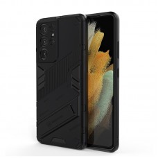 Θήκη Κινητού BBR Steel Αντικραδασμική ( Armor - Shockproof ) με ενσωματωμένη βάση στήριξης ( Kickstand ) για SAMSUNG Galaxy S21 ULTRA BLACK