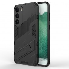 Θήκη Κινητού BBR Steel Αντικραδασμική ( Armor - Shockproof ) με ενσωματωμένη βάση στήριξης ( Kickstand ) για SAMSUNG Galaxy S23 PLUS BLACK