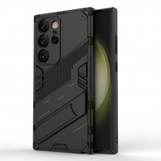 Θήκη Κινητού BBR Steel Αντικραδασμική ( Armor - Shockproof ) με ενσωματωμένη βάση στήριξης ( Kickstand ) για SAMSUNG Galaxy S24 ULTRA BLACK