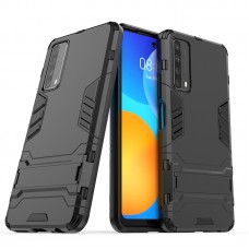 Θήκη Κινητού BBR Iron Αντικραδασμική ( Armor - Shockproof ) με ενσωματωμένη βάση στήριξης ( Kickstand ) για HUAWEI P SMART 2021 BLACK