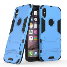 Θήκη Κινητού BBR Iron Αντικραδασμική ( Armor - Shockproof ) με ενσωματωμένη βάση στήριξης ( Kickstand ) για i-PHONE 10 X/XS (5,8) BLUE