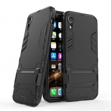Θήκη Κινητού BBR Iron Αντικραδασμική ( Armor - Shockproof ) με ενσωματωμένη βάση στήριξης ( Kickstand ) για i-PHONE 9 XR (6,1) BLACK