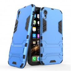 Θήκη Κινητού BBR Iron Αντικραδασμική ( Armor - Shockproof ) με ενσωματωμένη βάση στήριξης ( Kickstand ) για i-PHONE 9 XR (6,1) BLUE