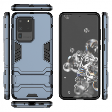 Θήκη Κινητού BBR Iron Αντικραδασμική ( Armor - Shockproof ) με ενσωματωμένη βάση στήριξης ( Kickstand ) για SAMSUNG Galaxy S20 ULTRA NAVY BLUE