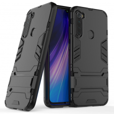Θήκη Κινητού BBR Iron Αντικραδασμική ( Armor - Shockproof ) με ενσωματωμένη βάση στήριξης ( Kickstand ) για XIAOMI REDMI NOTE 8 BLACK
